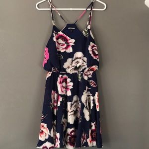 Express floral strappy dress